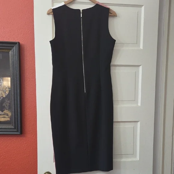 White House Black Market Colorblock Midi Dress - Picture 3 of 3